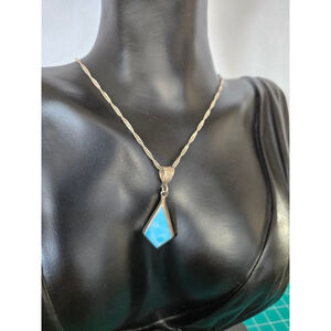 Women's 925 larimar mexico Unbranded Necklace, Blue, One Size
